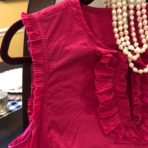 J. Crew Ruffle Shirt in the funnest of colors! - Picture 8 of 8